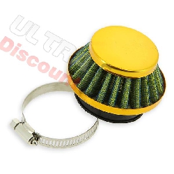 Racing Air Filter for Pocket Bike Supermoto - Gold
