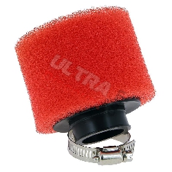 Dual Layer Foam Air Filter - 36mm - Red