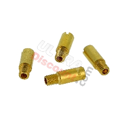 Set of 4 Jets for Stock Carburetor for Pocket Bike, Supermoto pocket Spare Parts