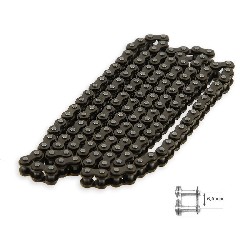 74 Links Reinforced Drive Chain for Pocket Bike (small pitch)