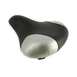 Gray black saddle for thermal scooter