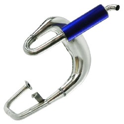 Exhaust for Motorized Scooters - Blue