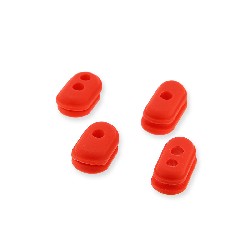 Cable grommets  in silicone for Xiaomi M365 - Red