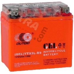 GEL Battery for Baotian Scooter BT49QT-12 (113x70x110)