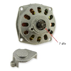 Clutch Bell + Housing + 7 Tooth Sprocket TF8 (large pitch)