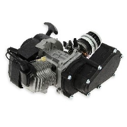 Engine 49cc for ATV Pocket Quad (type 6) - Black Edition