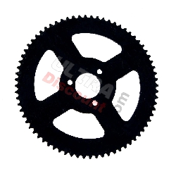 72 Tooth Reinforced Rear Sprocket (small pitch) Type 1, Pocket Quad Spare Parts