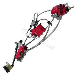 Complete Hydraulic Brake System for ATV Shineray 300cc STE (Racing)