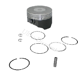 Piston Kit with Molybdenum Coating for Scooter 125cc GY6