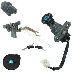 Complete Lock Assy for Chinese Scooter (type 6)
