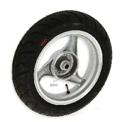 Rear Wheel for Chinese Scooter (Silver - type 1)