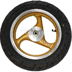 Front Wheel for Chinese Scooter (Gold - type 3)