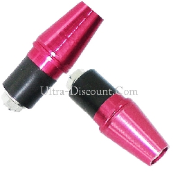 Custom Handlebar End Plugs (type 5) - Red