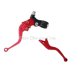 UD Racing Adjustable and Anodized Levers (clutch + brake) - Red