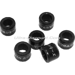 Set of 6 Roller Weights for Scooter 50cc (type 2) - 5g