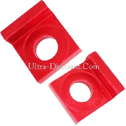Square Chain Tensioner - Red, Dirt Bike Spare Parts