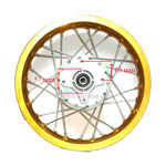 10'' Rear Rim for Dirt Bike (type 2) - Gold Bilder 1