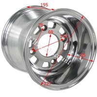 Set of 4 Wheels for ATV Shineray Quad 250cc STXE Bilder 1