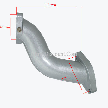 Intake Pipe for ATV Shineray Quad 200cc STIIE - STIIE-B