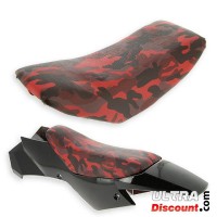 Saddle for pocket ATV military red