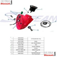 Inductance gear box speedometer for Skymini 125cc EURO4 Bilder 1