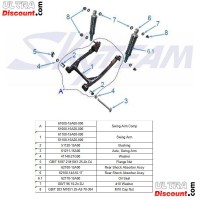 Silent block for Swing Arm for Skymini Skybongo (23mm) Bilder 1