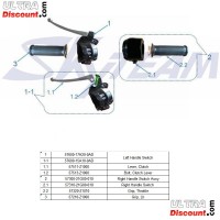 Clutch Lever for Monkey Gorilla 50cc ~ 125cc - Black Bilder 1