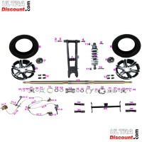 Ring sets for rear axle for ATV Spy Racing 350cc F1