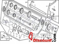 Contacting plate Gear Shift Drum for engine Skyteam 50cc Bilder 1 Contacting plate Gear Shift Drum for engine Skyteam 50cc Bilder 1