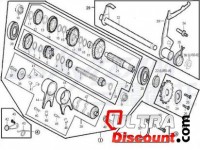 Screw for Gear Shift Drum for engine 50cc for Bubbly Skyteam Bilder 1