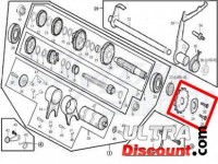 Sprocket drive and fixing for engine 50cc for Trex Skyteam Bilder 1