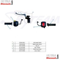 Right Switch Assembly for Skyteam TREX Euro4 Bilder 1