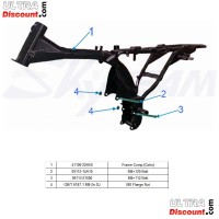 Frame black for T-REX Skyteam Bilder 1