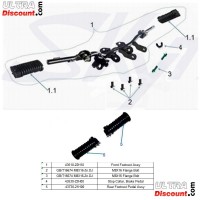 Foot Peg for Skyteam T-REX - BLACK Bilder 1