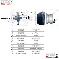 Steel wheel for front and rear wheels TRex Skyteam Bilder 2