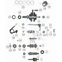Crankshaft Oil Seal for ATV Shineray Racing Quad 200cc STIIE - B (34x50x7) Bilder 1
