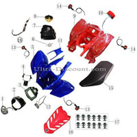 Gas Tank Cap for ATV Bashan 200 BS200S-3