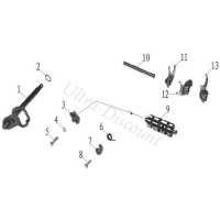 Spring for Gear Shift Locker for ATV Shineray Racing Quad 250cc ST-9E Bilder 2